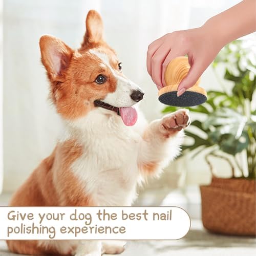 DAUNZMR Dog Nail File with 4 Pcs Replaceable Sandpaper, Nail Grinder Board - Image 6