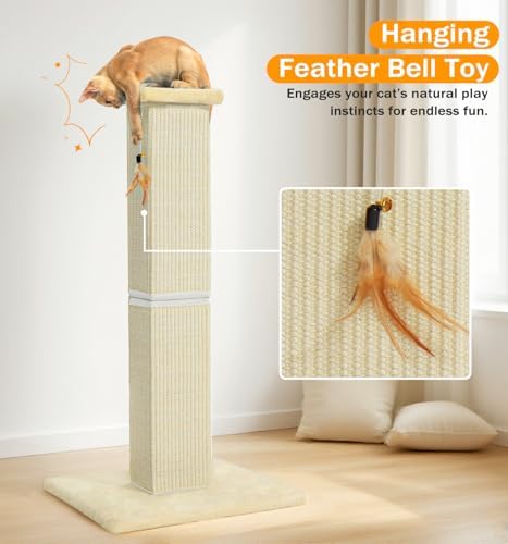 Made4Pets Cat Scratching Post for Indoor Cats, Sisal Cat Scratcher - Image 7