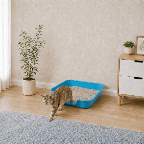 Extra Large Low Entry ABS Cat Litter Box, 2 Pack - Image 5