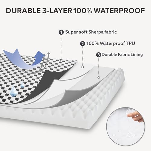 JOEJOY Dog Bed for Medium Dogs, Large Orthopedic Dog Bed - Image 4