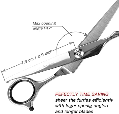 Chibuy Curved dog grooming scissors - Image 4