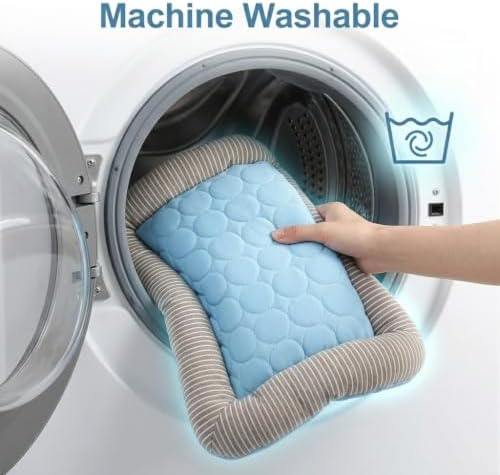 Dog Cooling Mat for Summer, Self Cooling Ice Silk Pet Bed Mat for Crate - Image 5