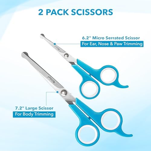 Boshel Razor-Sharp Stainless Steel Dog Grooming Scissors - Image 2