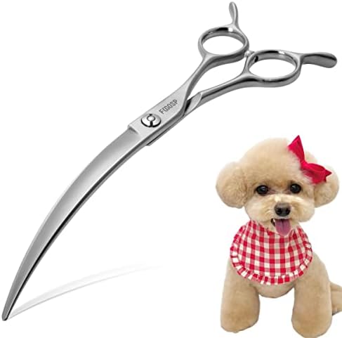 Professional 45°Curved Grooming Scissors by FOGOSP