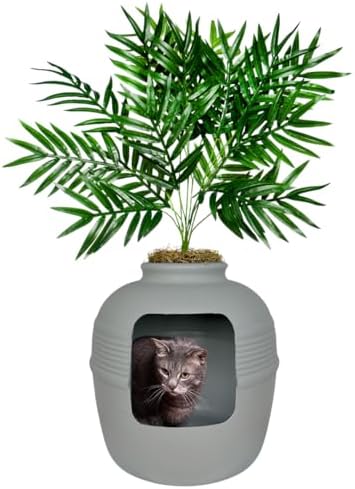 Good Pet Stuff Original Hidden Litter Box Planter, Decorative Cat Litter by TheGoodPetStuffCompany