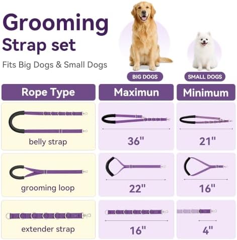 H-Shape Dog Grooming Arm for Table, 26-50" W, - Image 3