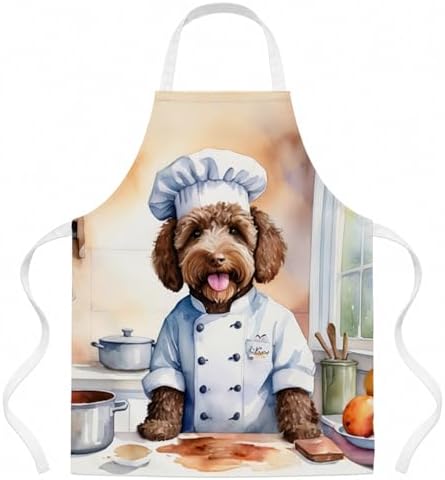 Caroline's Treasures Labradoodle The Chef Apron Cooking Kitchen Server Baking by CarolinesTreasures