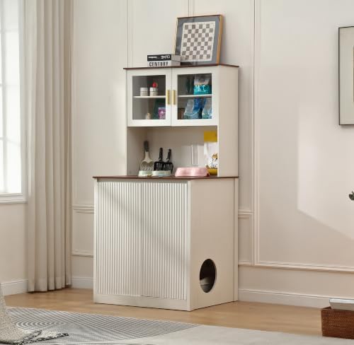 Forest Gravity Extra Large Tall Litter Box Cabinet - Image 5