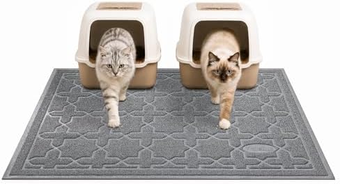 Yimobra Cat Litter Mat, Waterproof Litter Trapping Mat, Dark Grey by Yimobra