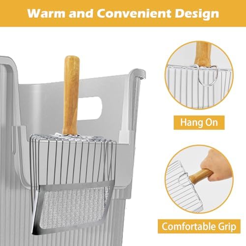 Stainless Steel Cat Litter Scoop, Cat Litter Scooper - Image 4