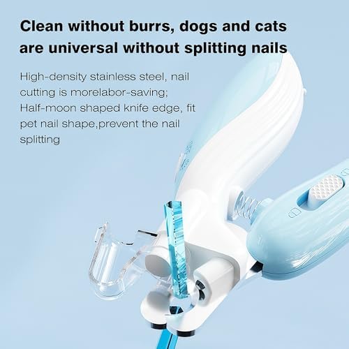 Dog & Cat Nail Clippers with LED Light, Illuminates Nails Helps See Quick - Image 4