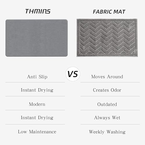 THMINS Extra Large Stone Bath Mat - Image 7