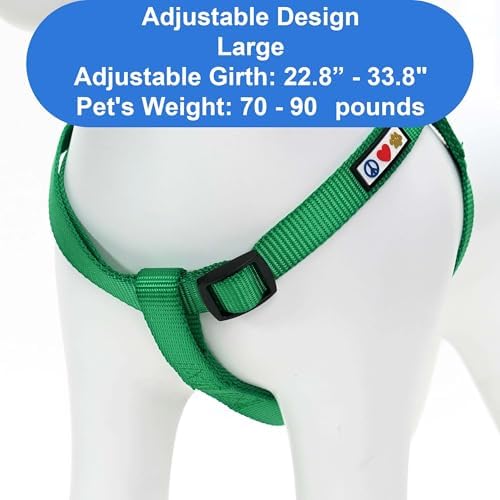 Pawtitas Solid Step-in Dog Harness – Adjustable No-Pull Vest - Image 3