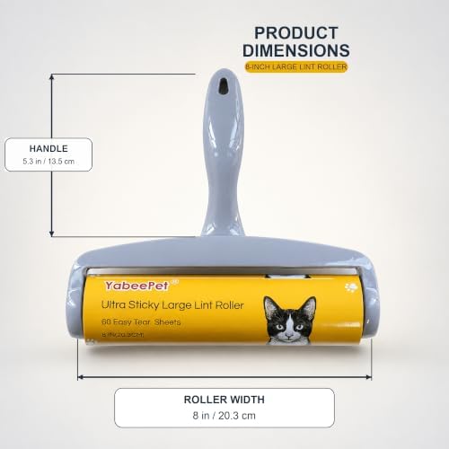 8 Inch Extra Sticky Large Lint Roller - Image 2