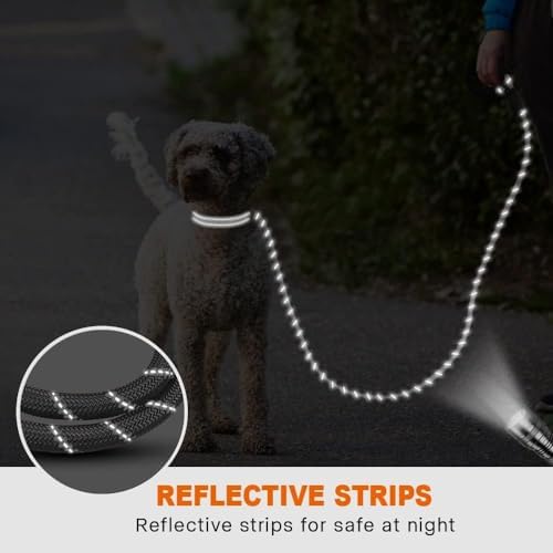 Taglory Rope Dog Leash for Small Medium Dogs, 5 FT Padded Handle - Image 5