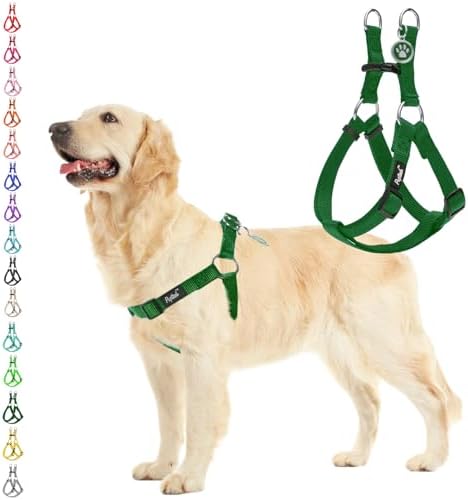PUPTECK No Pull Dog Harness Large Sized Step-in Adjustable Puppy Vest by PUPTECK