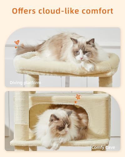 Taoqimiao Cat Tree, 49In Cat Tower - Image 6