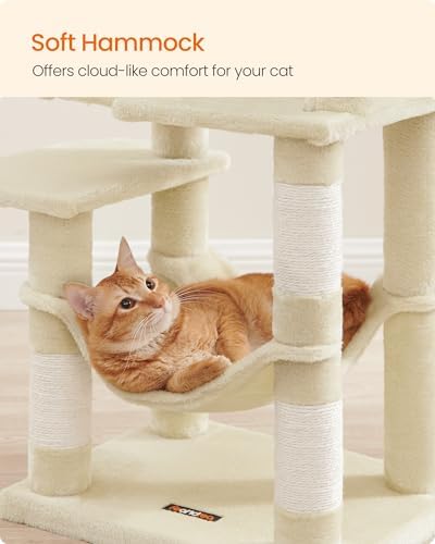 Feandrea Cat Tree, 44.1-Inch Cat Tower - Image 6