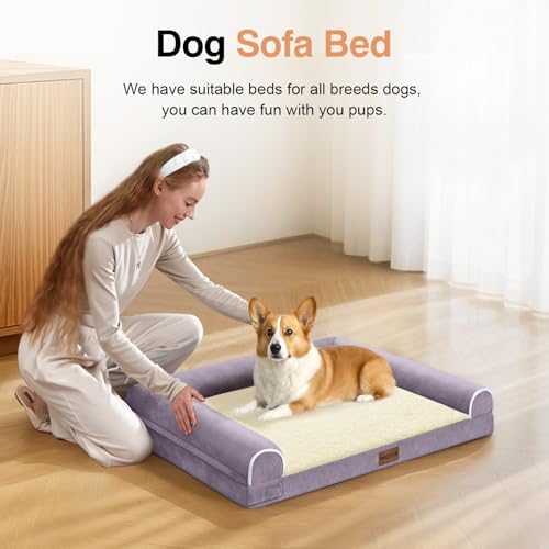 NANUYA Orthopedic Dog Bed for Medium Dogs, 30 x 20 Inch - Image 3