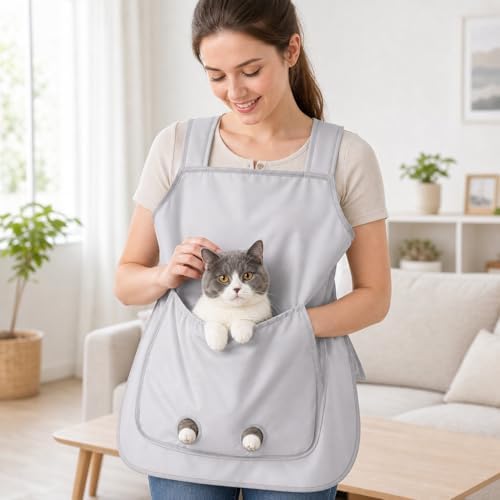 Pet Grooming Apron, Anti-Scratch Cat Holding - Image 5