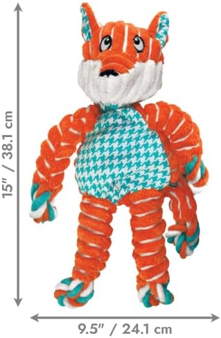 KONG Floppy Knots Rope and Plush Dog Toy, Medium/Large - Image 6