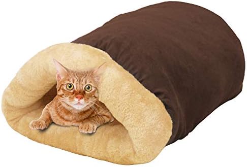 4 in 1 Self Warming Burrow Cat Bed Hideway Sleeping Cuddle Cave by GOOPAWS
