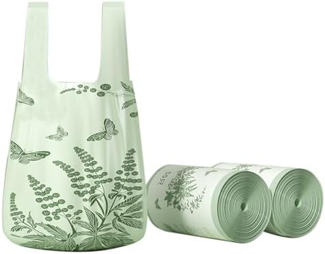 110pcs Small Trash Bags for Bathroom, Bedroom Waste Bin 4 Gallon 1.1 Mil Thick by YYaaloa