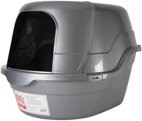 Nature's Miracle Hooded Flip Top Cat Litter Box by NaturesMiracle