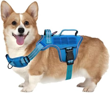 Dog Harness, Tactical No Pull for Small Sized Dog by Runfido