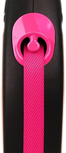 Flexi New Neon Tape Pink Medium 5m Retractable Dog Leash/Lead - Image 3