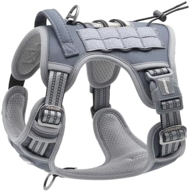AUROTH Dog Harness for Small Medium Dogs, Tactical No Pull Dog Vest by AurothPets