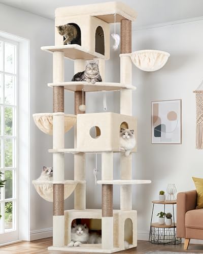 Globlazer Large Cat Tree, 80in Tall Climbing Tower by Globlazer