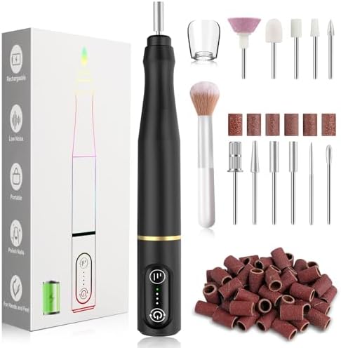 TUOBEO Cordless Nail Drill Electric Nail File Kit, Rechargeable Efile Set by TUOBEO