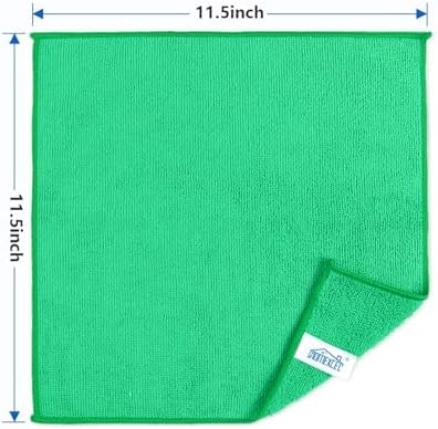 HOMEXCEL 8PK Microfiber Cleaning Cloth, Cleaning Rags - Image 2