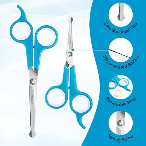 Boshel Razor-Sharp Stainless Steel Dog Grooming Scissors - Image 3