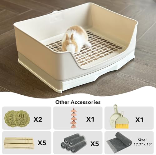 RUBYHOME Oversize Rabbit Litter Box - Image 2