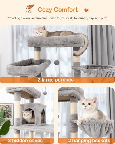 Cat Tree, 81-Inch Tall Cat Tower - Image 3