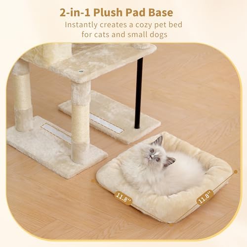Heybly Cat Tree, 45.3" Cat Tower - Image 6