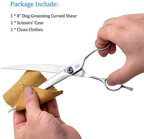 JASON Curved Dog Grooming Scissors - Image 5