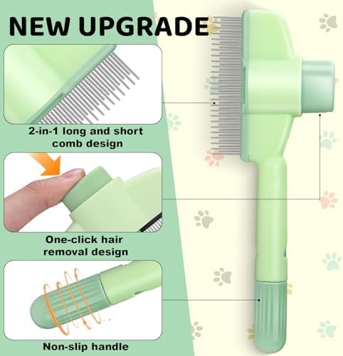 XANGNIER One-click Self Cleaning Cat Comb - Image 5