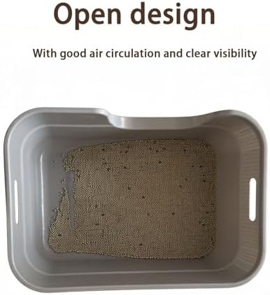 Large Cat Litter Box with High Sides - Image 5
