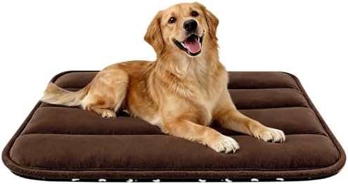 Dog Bed Mat, Reversible Dog Crate Pad by FogkissComfyPawsHome