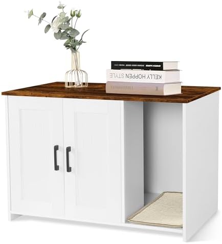 DWANTON Cat Litter Box Enclosure, by DWANTON
