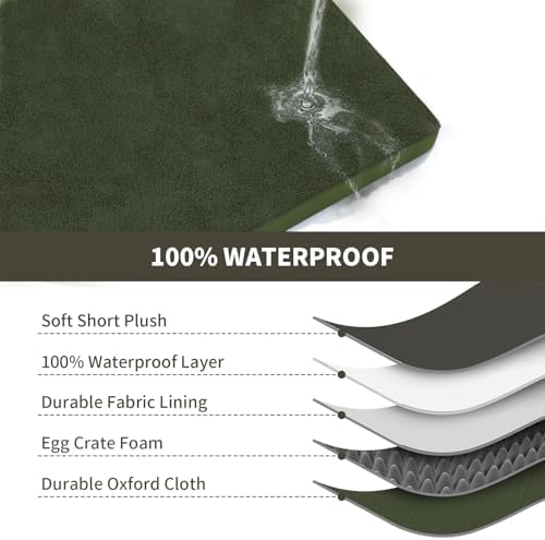 Waterproof Orthopedic Dog Crate Bed - Image 6