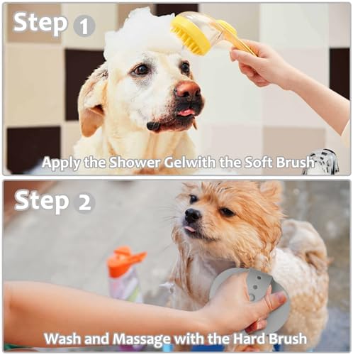 ELEGX Pet Grooming Bath Massage Brush - Image 5