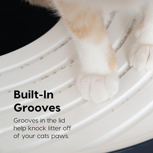IRIS USA Top Entry Cat Litter Box, Hooded Privacy - Image 5