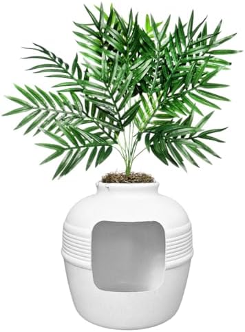 Good Pet Stuff Original Hidden Litter Box Planter, Decorative Cat Litter - Image 3