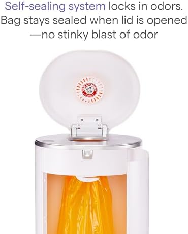Munchkin® STEP™ Diaper Pail Powered by Arm & Hammer, #1 in Odor Control - Image 3
