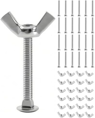 24 Sets M4 Pet Carrier Fasteners, Bolts by vibriskape