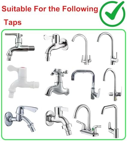 3.28ft/1m Sink Spray Rubber Hose, Sink Hose Attachment - Image 3
